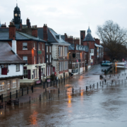 flood risk to roller shutters in Lancashire